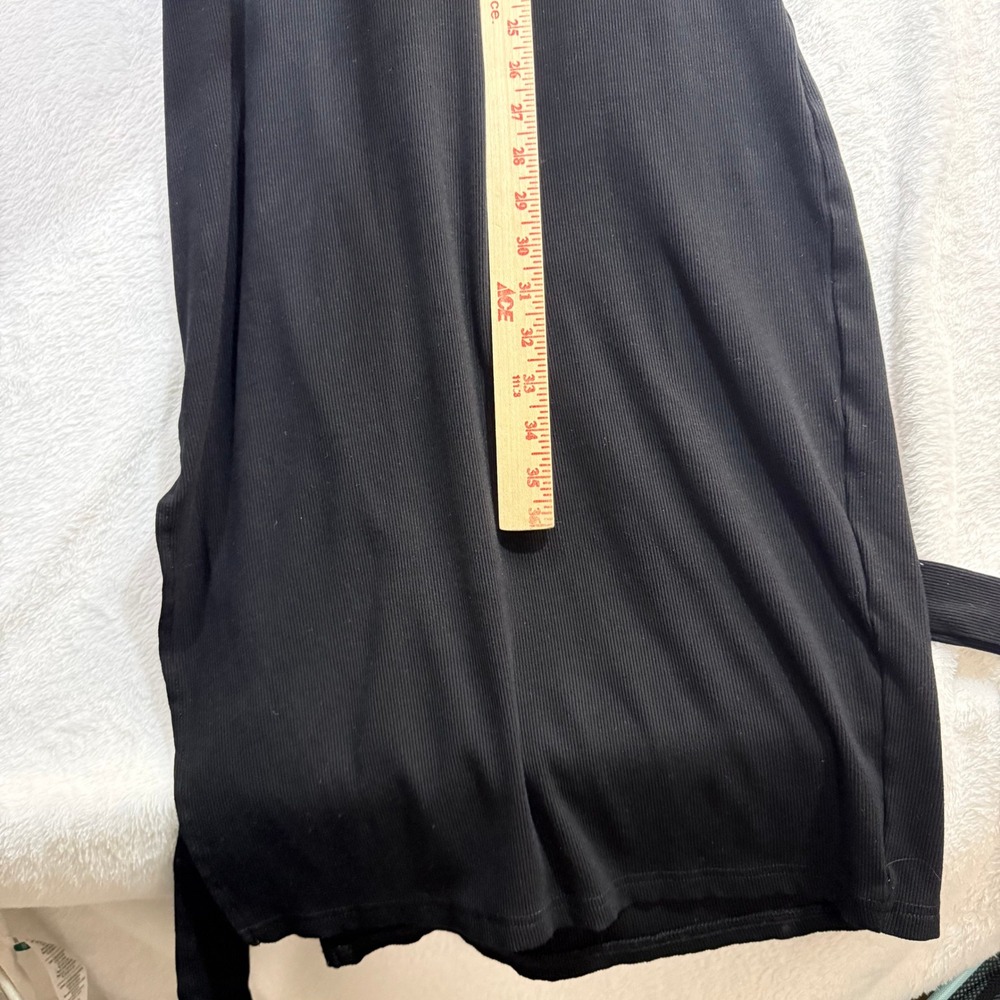 Unbranded XL Sleeveless Black Maxi Dress Cutout Bodycon Sexy Goth Clubbing - Picture 6 of 9